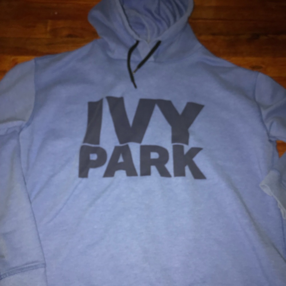 Blue hoodie